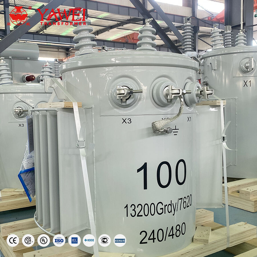 100kva  Pole Mounted Transformer Power ONAN 200kva Three Phase Transformer AUTOTRANSFORMER TOROIDAL S11 2 Years.jpg