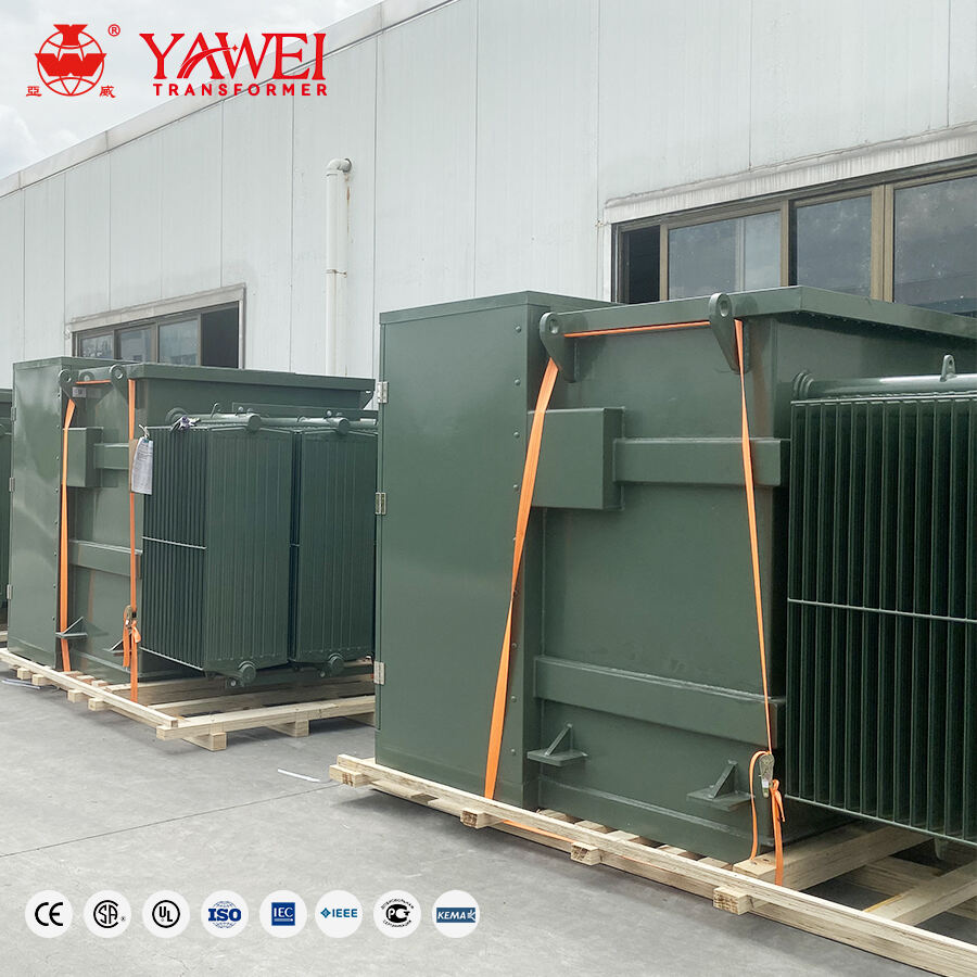500kva Three Phase Pad Mounted Transformer 12.47KV 60HZ ONAN Oil-Immersed Loop Feed.jpg