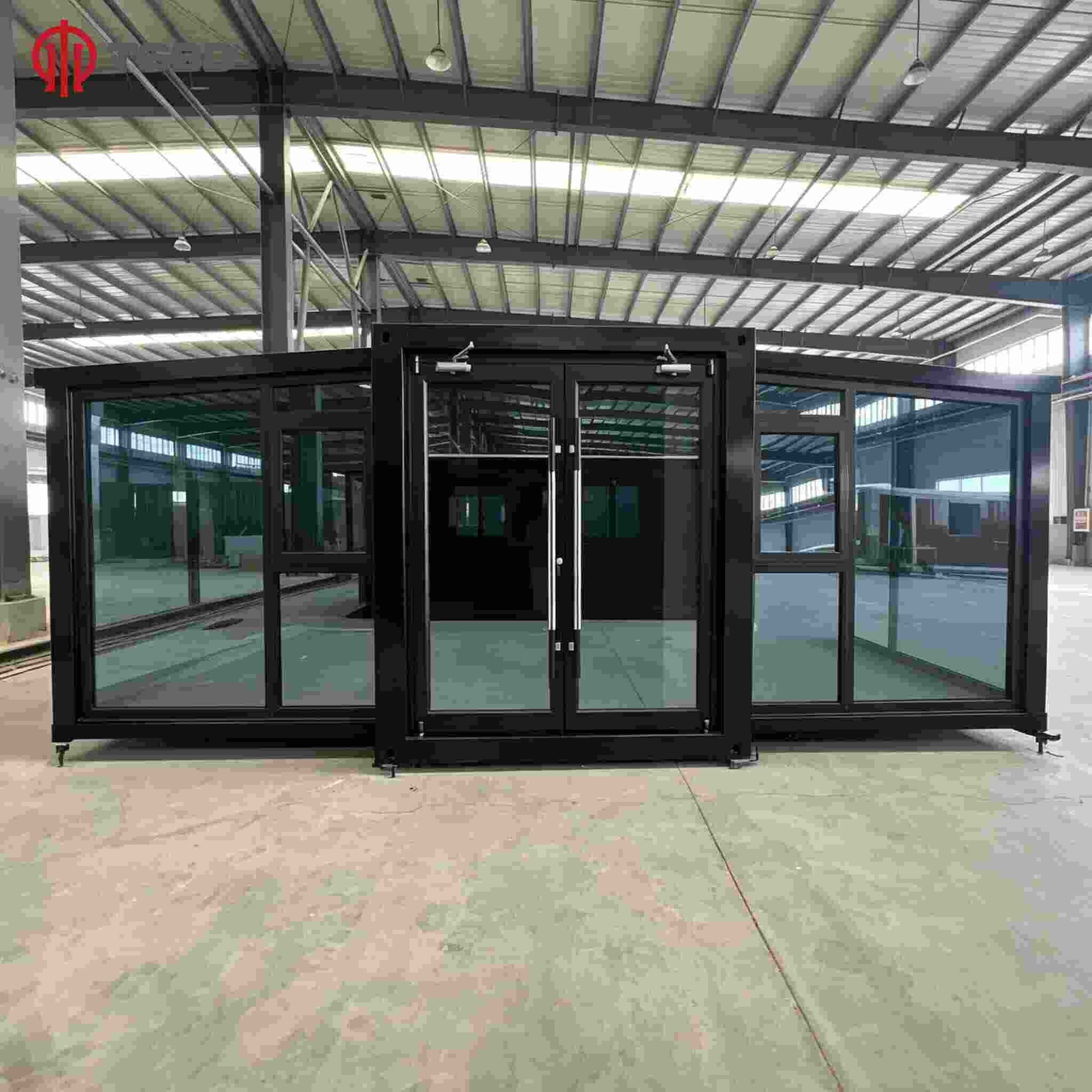 40ft Black Prefabricated Mobile Expandable Container House | Expandable ...