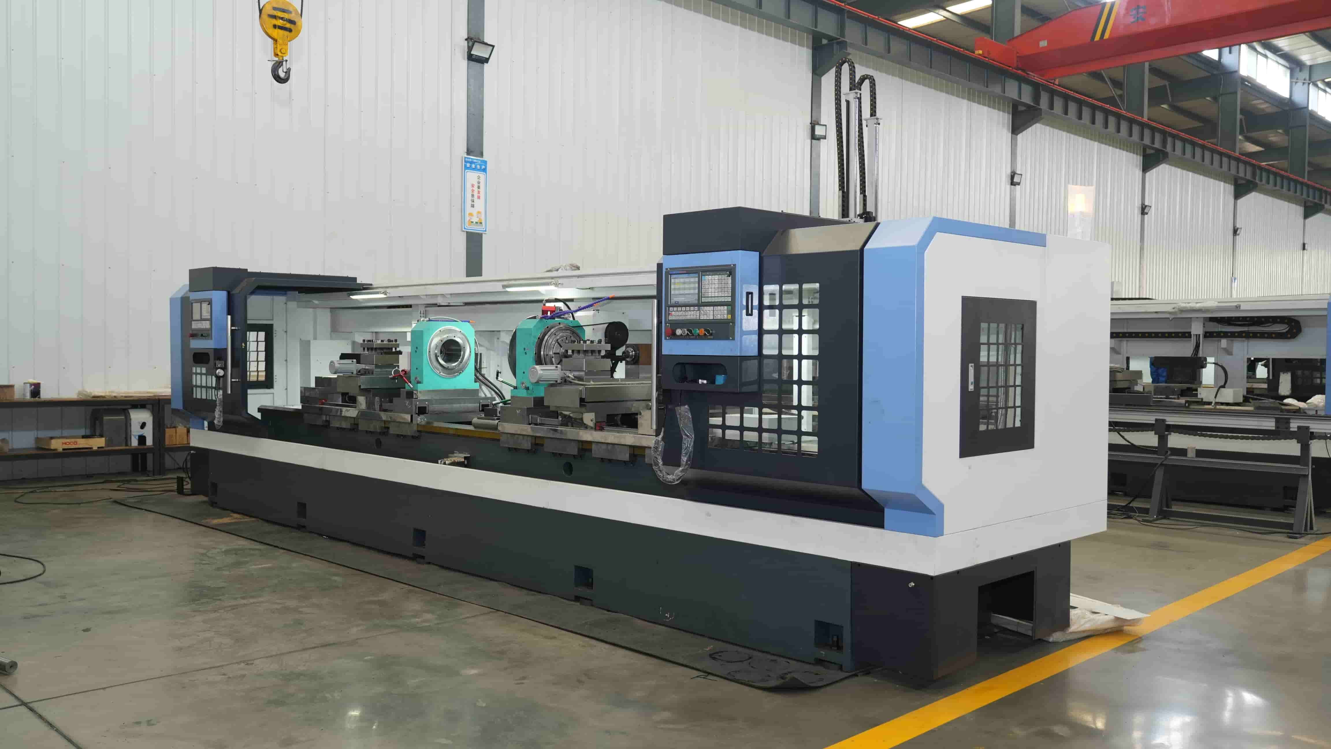 Hengxing Dual-spindle CNC lathe- 2x Efficiency Dual-End Machining for Mining/Automotive Parts 