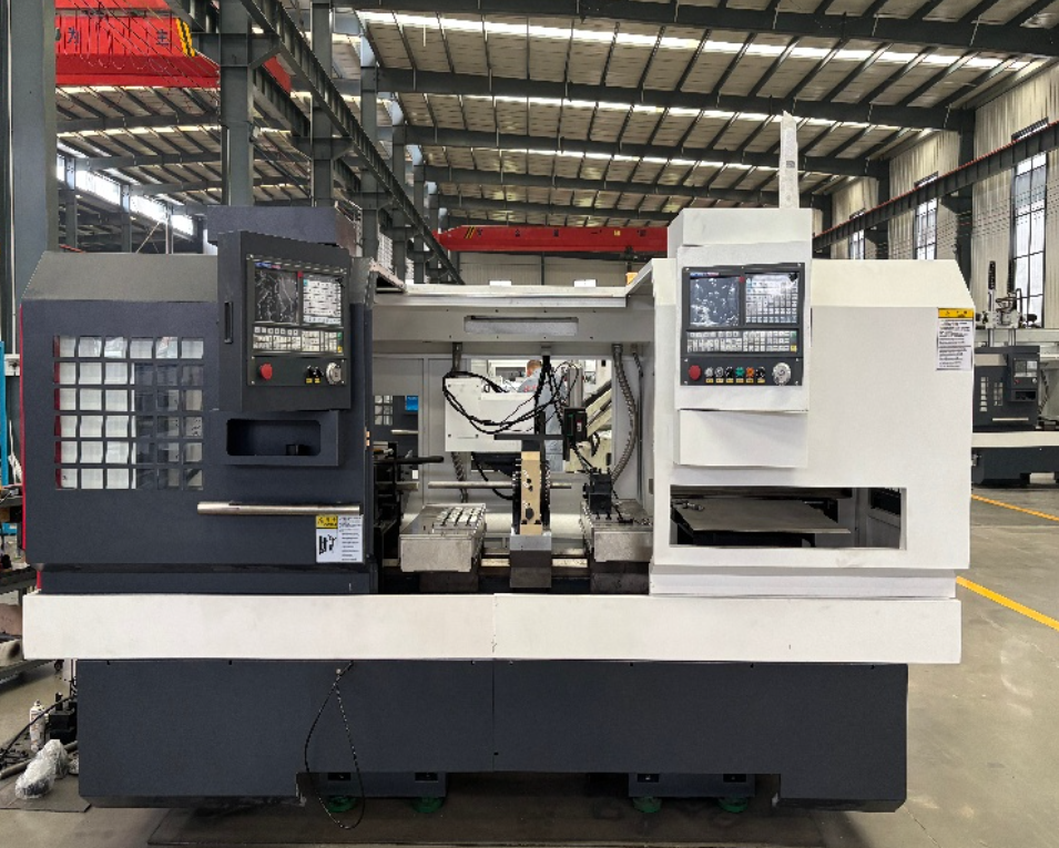 O que é um torno CNC de eixo único