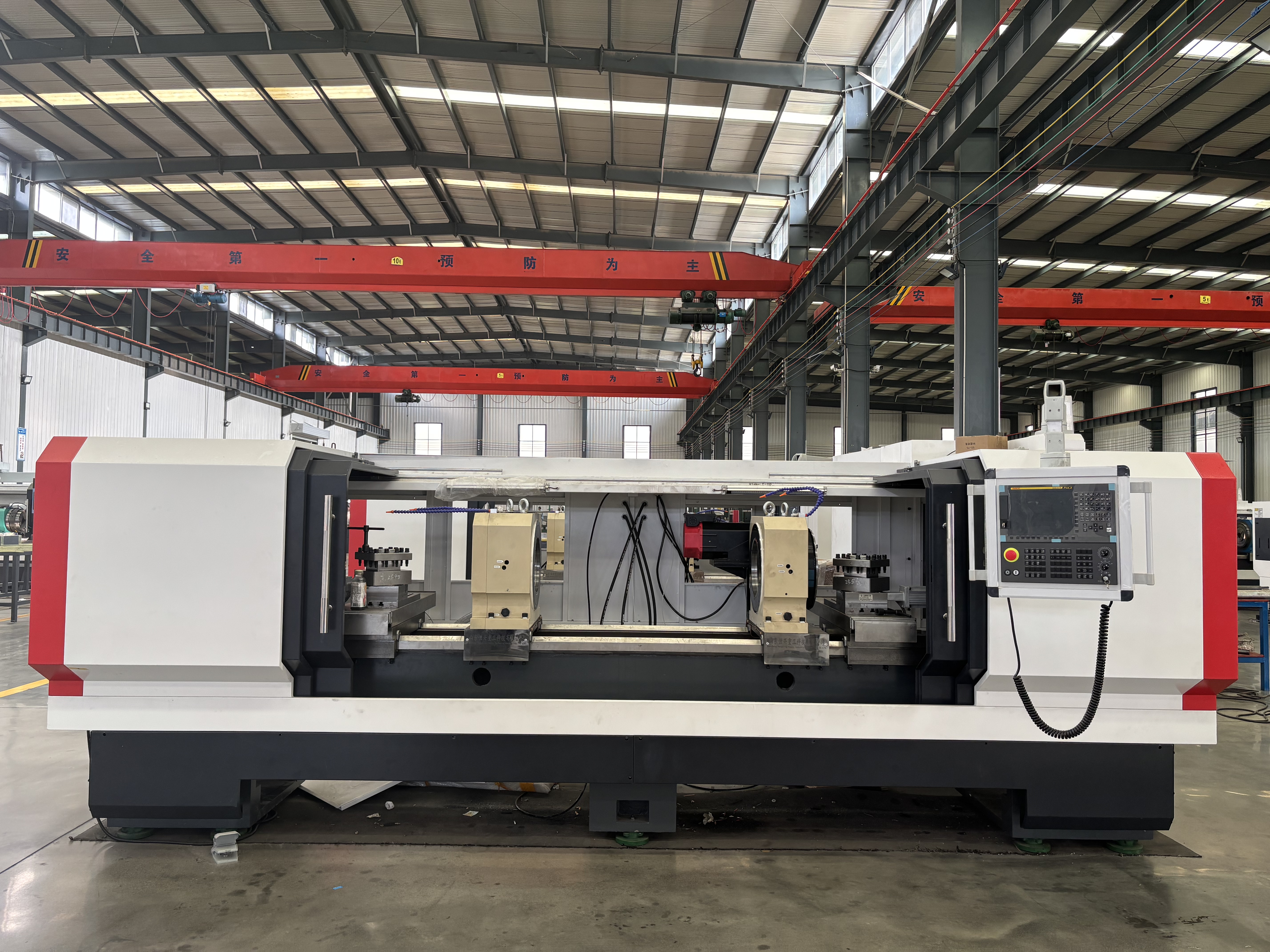 Dual-Spindle CNC Lathe for Complex Turning Operations