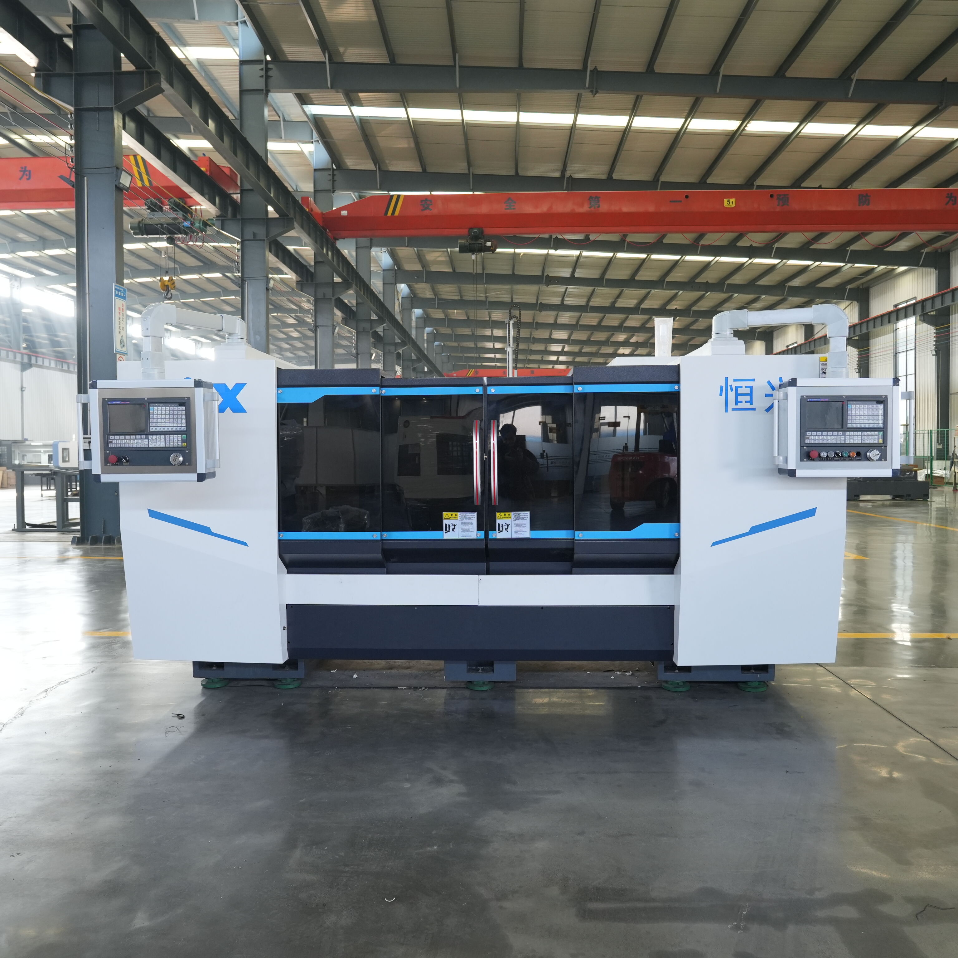 Dual Spindle Dual Turret Lathe: High-Efficiency Precision Machining—Dual-Side Processing, Fast Batch Production