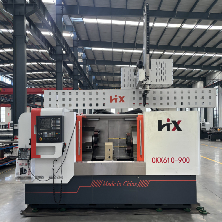 Mid-Spindle Slant Bed CNC Lathe - Precision Turning for Auto/Electronic Components