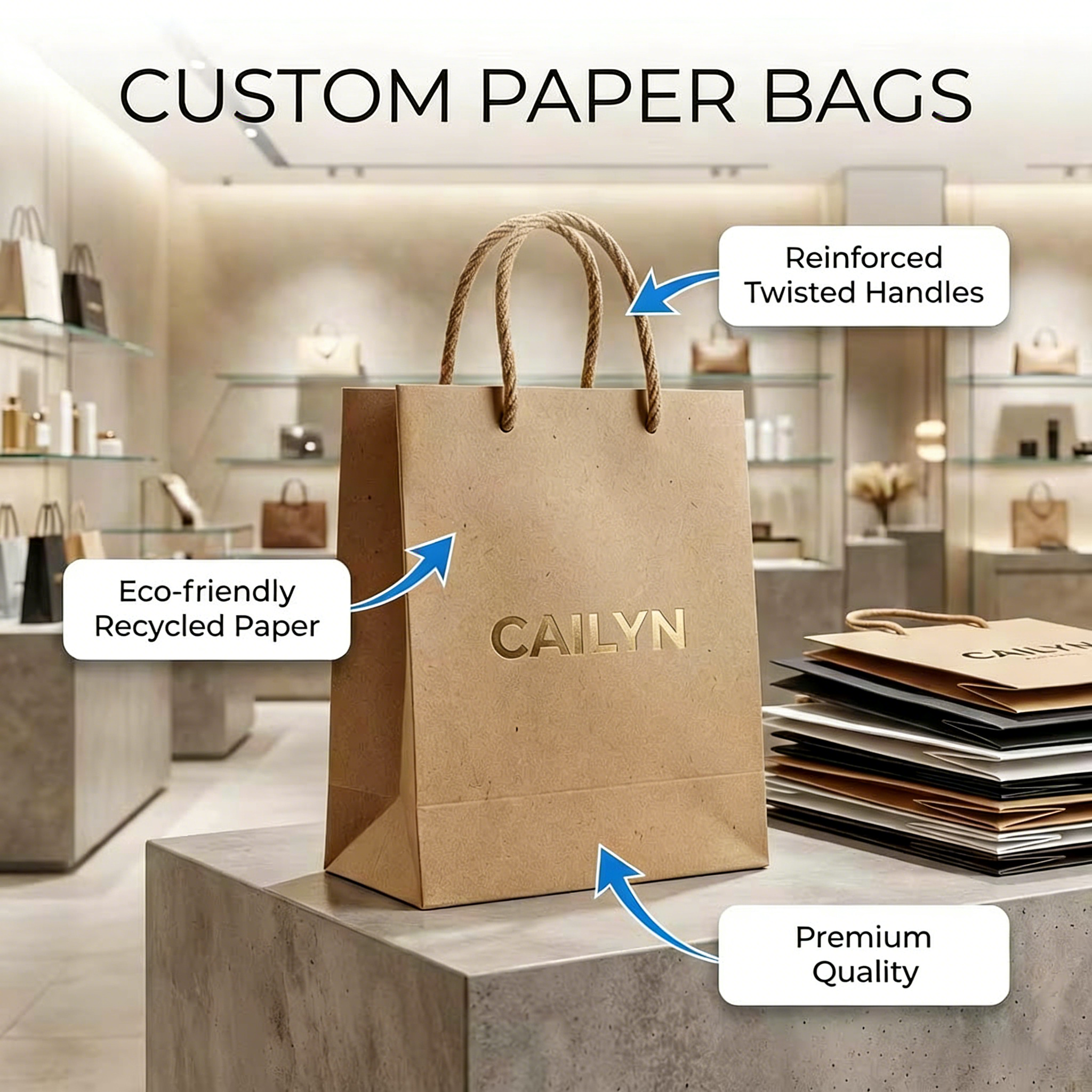 The benefits of using paper shopping bags for branding and marketing