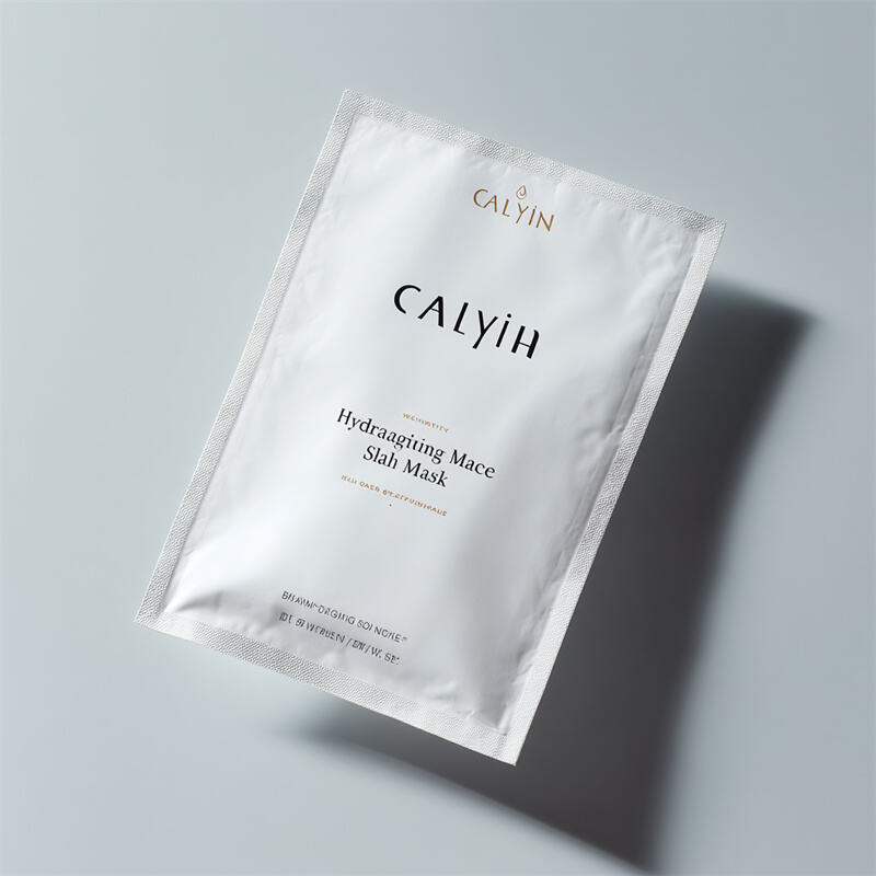 Custom Three - Side Seal Facial Mask Packaging Bags