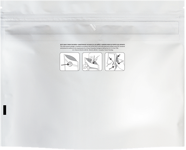 Patented Child Resistant Packaging Bags | Certified CR Pouch Manufacturer | Cailyn