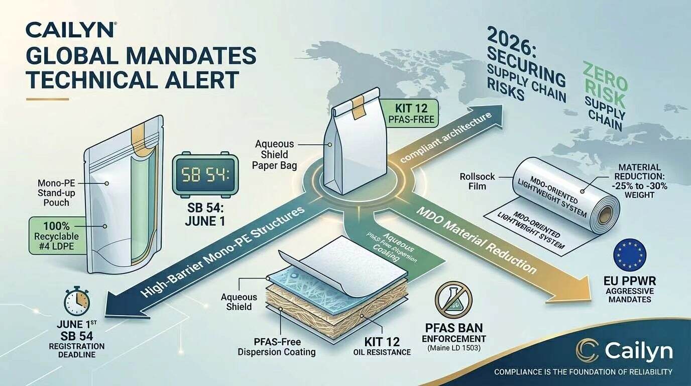 Cailyn Technical Alert: 3 Zero-Risk Packaging Solutions for the 2026 Global Mandates