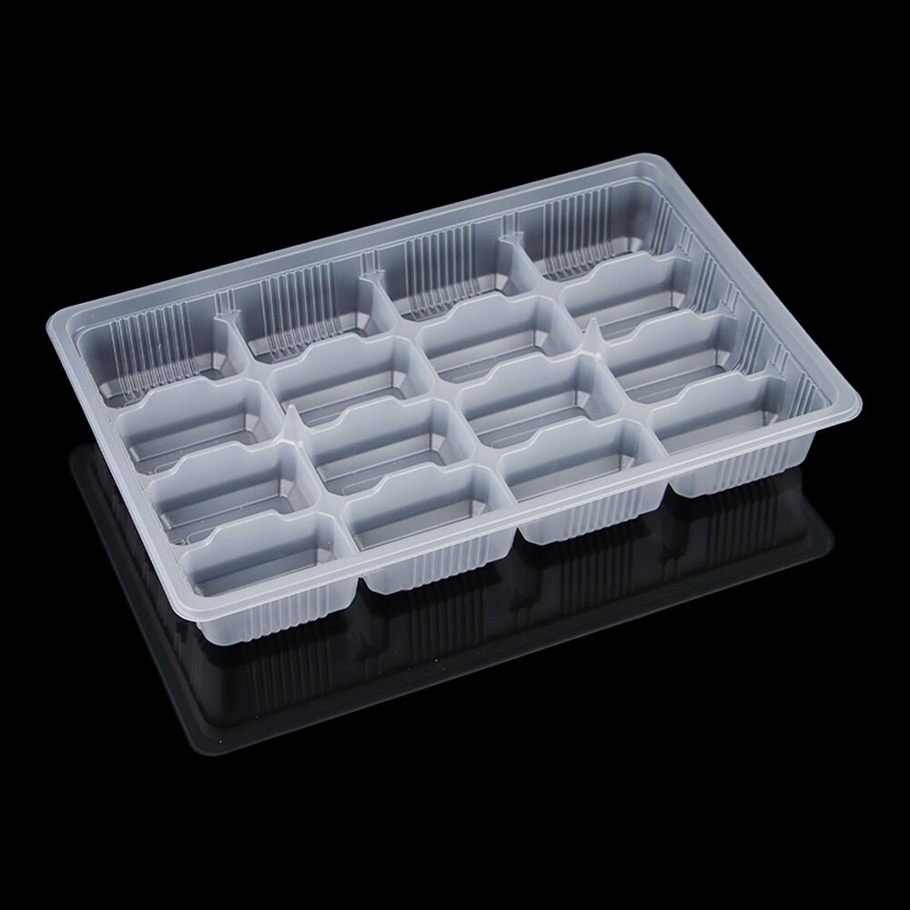 Jednorazowa taca PP na pierogi, opakowanie spożywcze