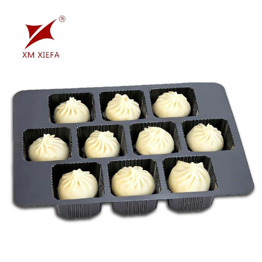  XM XIEFA 10-Compartment PP Food Grade Tray | Sealable, Non-Stick Disposable Freezer Packaging