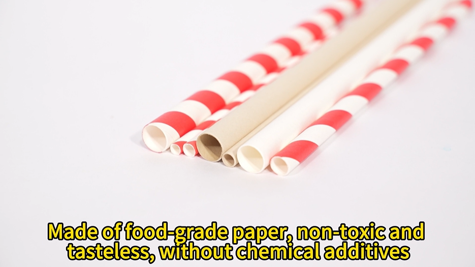 Wegwerp papier strawe