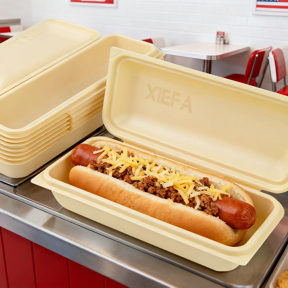 Jednorazowe pojemniki żywnościowe typu muszelka PP z bezpiecznym zatrzaskiem | Opakowania na wynos i dostawy