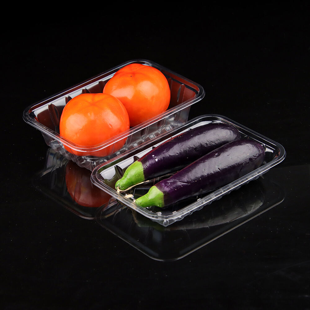 XM XIEFA factory wholesale disposable PET clear plastic tray