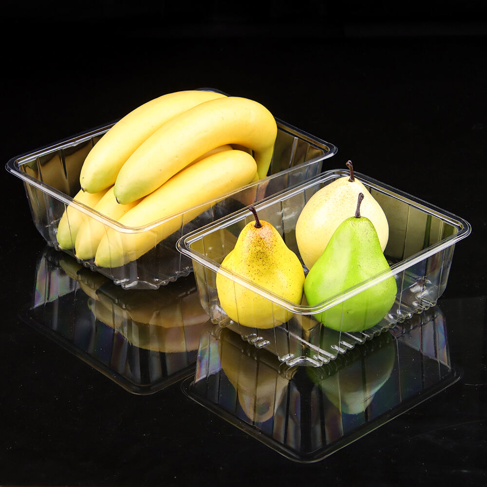 XM XIEFA Customized food grade PET fruit tray packaging container