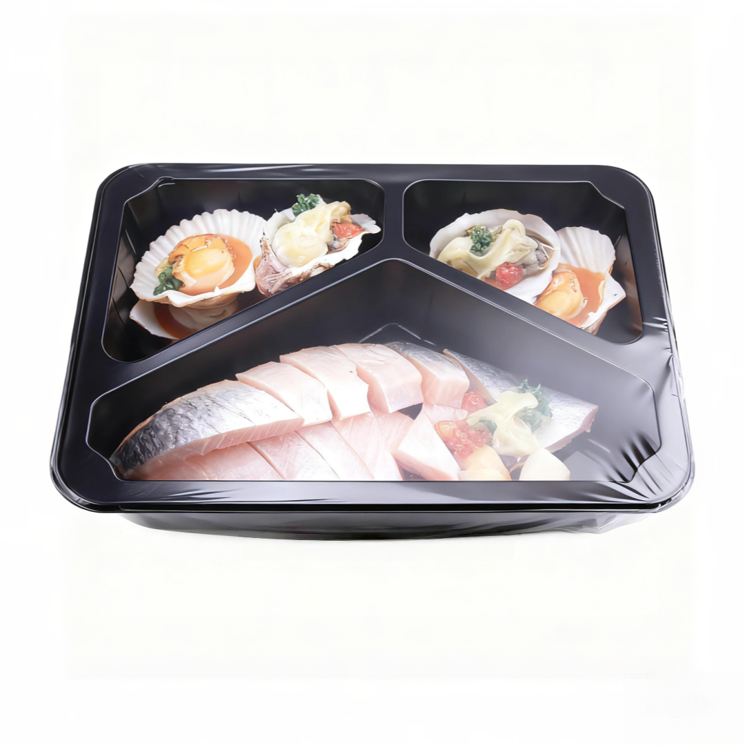 Díolaíocht Fhosae 3-chompartmaide d'Fhoscanna Díolacháin Speisialta Plata PP Dofheicthe Bia & Feoil