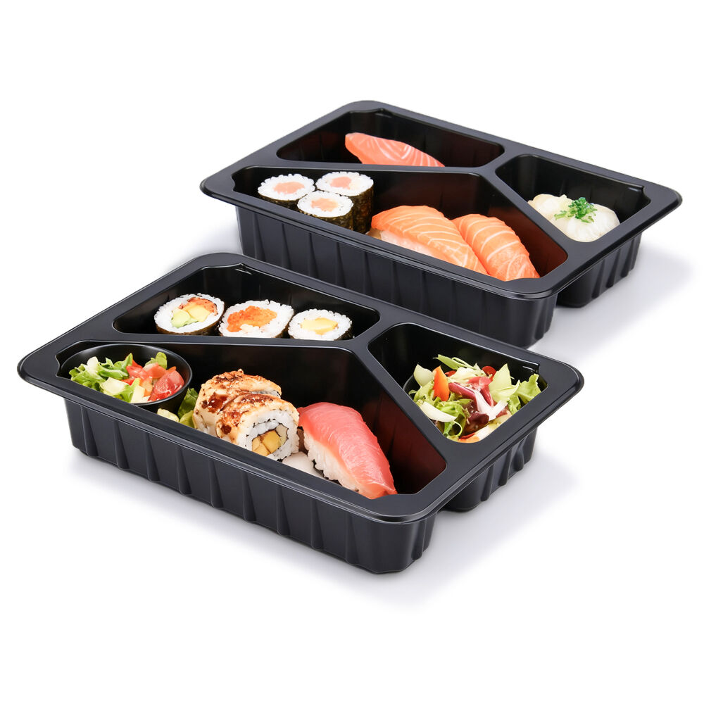 Réiteachán Bacáin Báid Bád i 3 Chompartmaide PP Díreach ón bhFhosae do Bhacáin Bia & Feoil