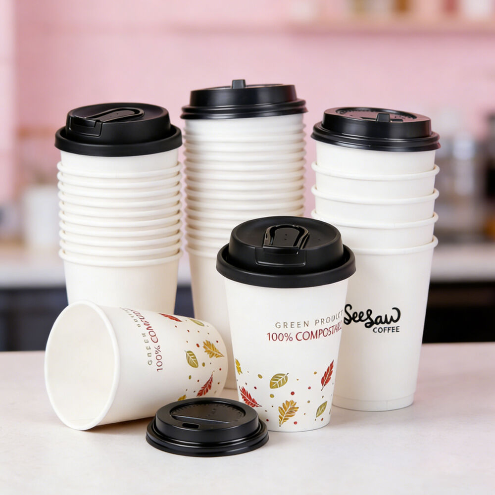 İsti və soyuq içkilər üçün keyfiyyətli kağız stakanlar