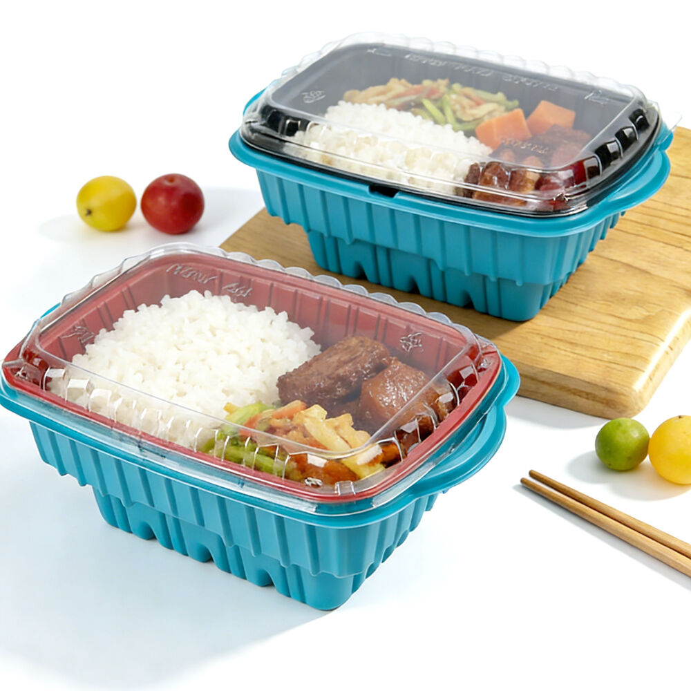 XM XIEFA Recyclable Disposable Food-Grade PP Self-Heating Lunch Box Combination Packaging