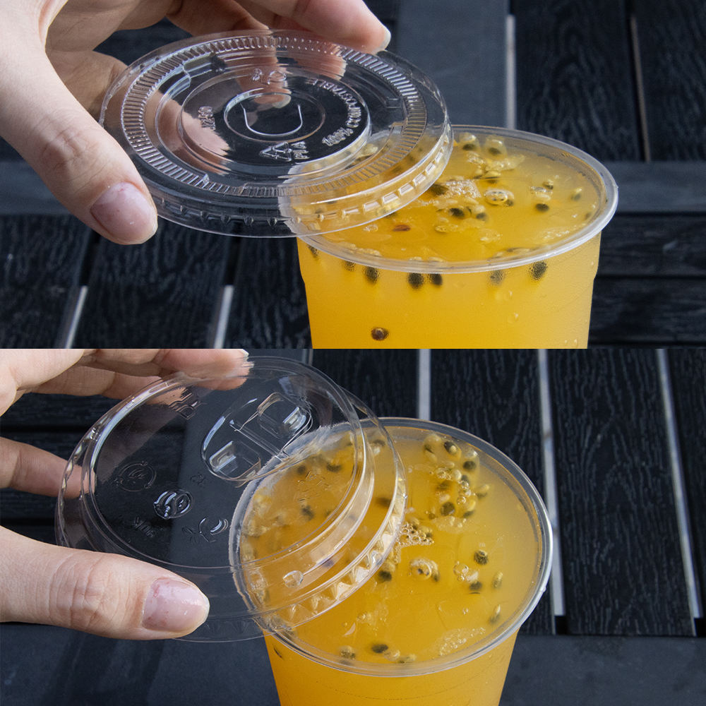 كؤوس بلاستيكية قابلة للاستخدام مرة واحدة من مادة PET وPLA، للبيع بالجملة من مصنع XM XIEFA