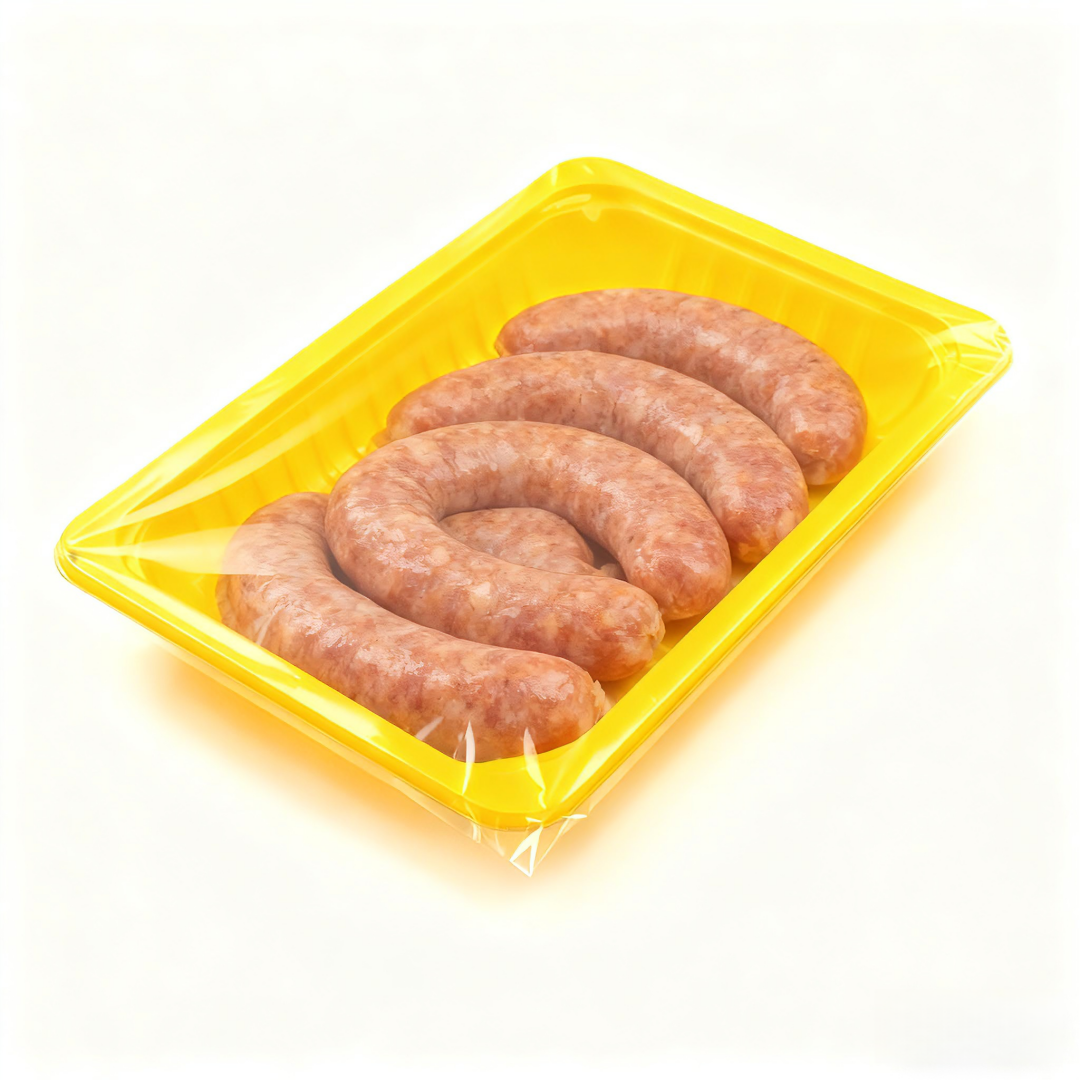 ถาดเนื้อพีพีสีเหลืองแบบรีไซเคิลและปิดผนึกได้จาก XM XIEFA