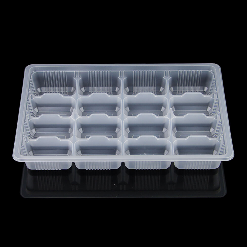 Jednorazowa taca PP na pierogi, opakowanie spożywcze