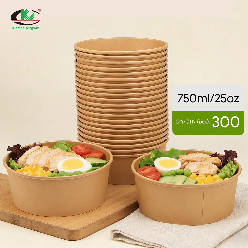 Qəhvəyi Kağızdan Qablar və Qapaqlar | Birbaşa Fabrik Həllər Təchizatçısı | XM XIEFA