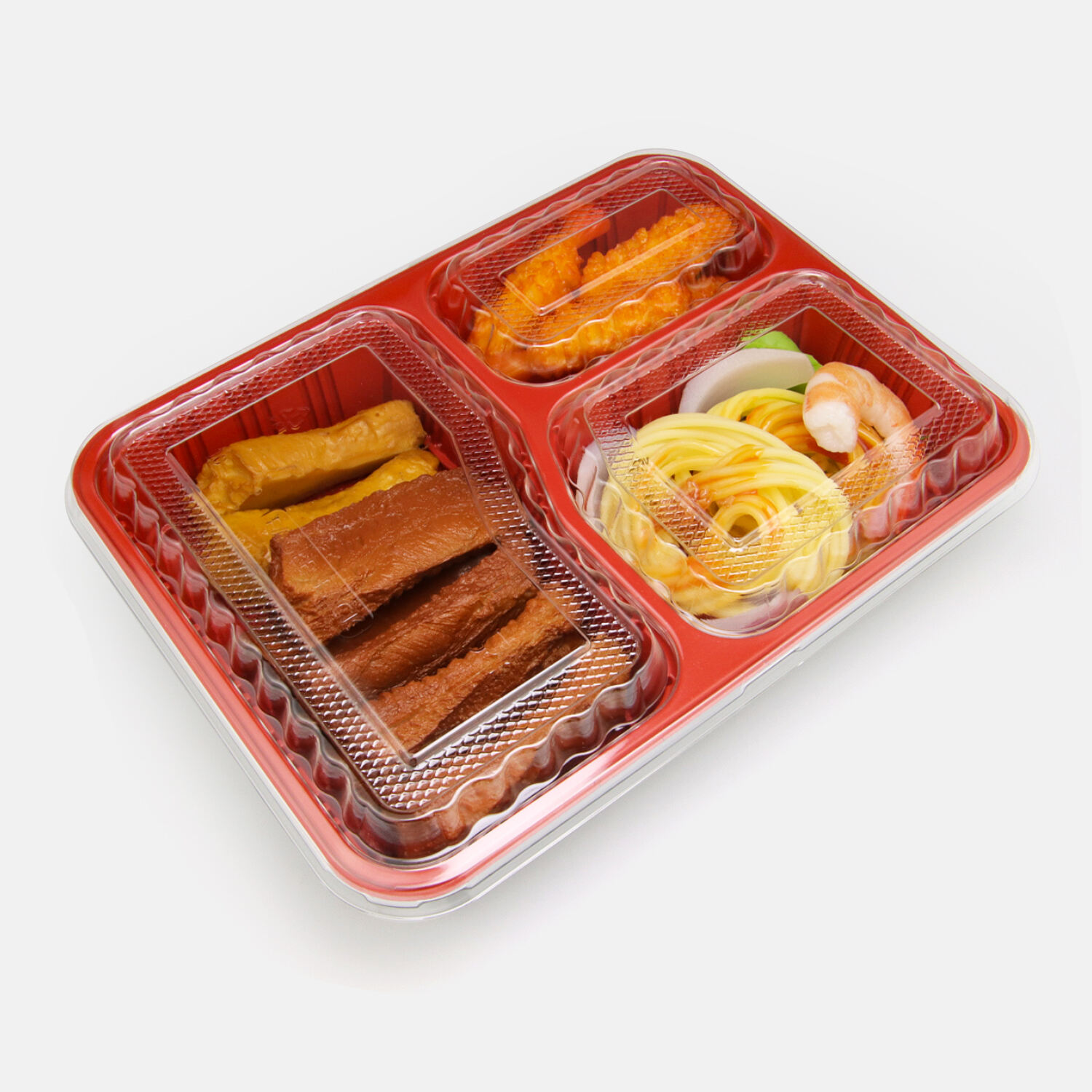 食品グレードPP製テイクアウトボックス PET透明フタ付き | 電子レンジ・冷蔵対応 | 密閉・漏れ防止パッケージボックス | カスタマイズロゴ