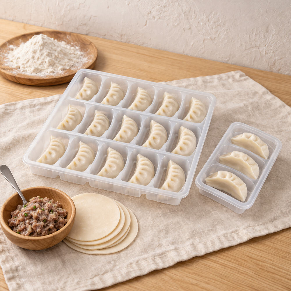 Фабричные индивидуальные одноразовые лотки из полипропилена с 15 секциями для пельменей
