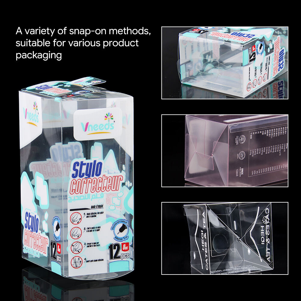 Clear PET Handmade Folding Box – Customizable Transparent Packaging