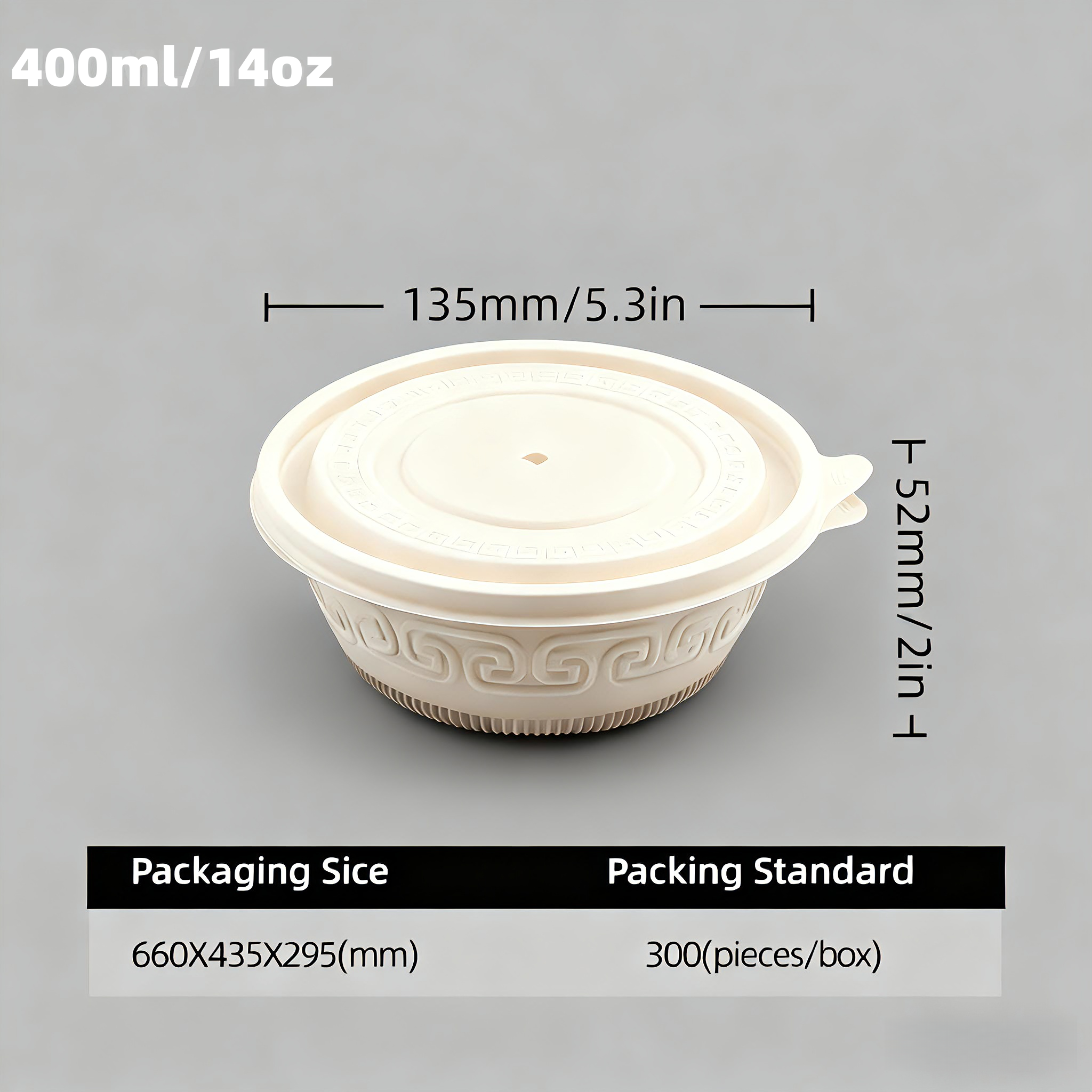 XM XIEFA Factory Custom Wholesale Disposable Biodegradable Corn Starch ...