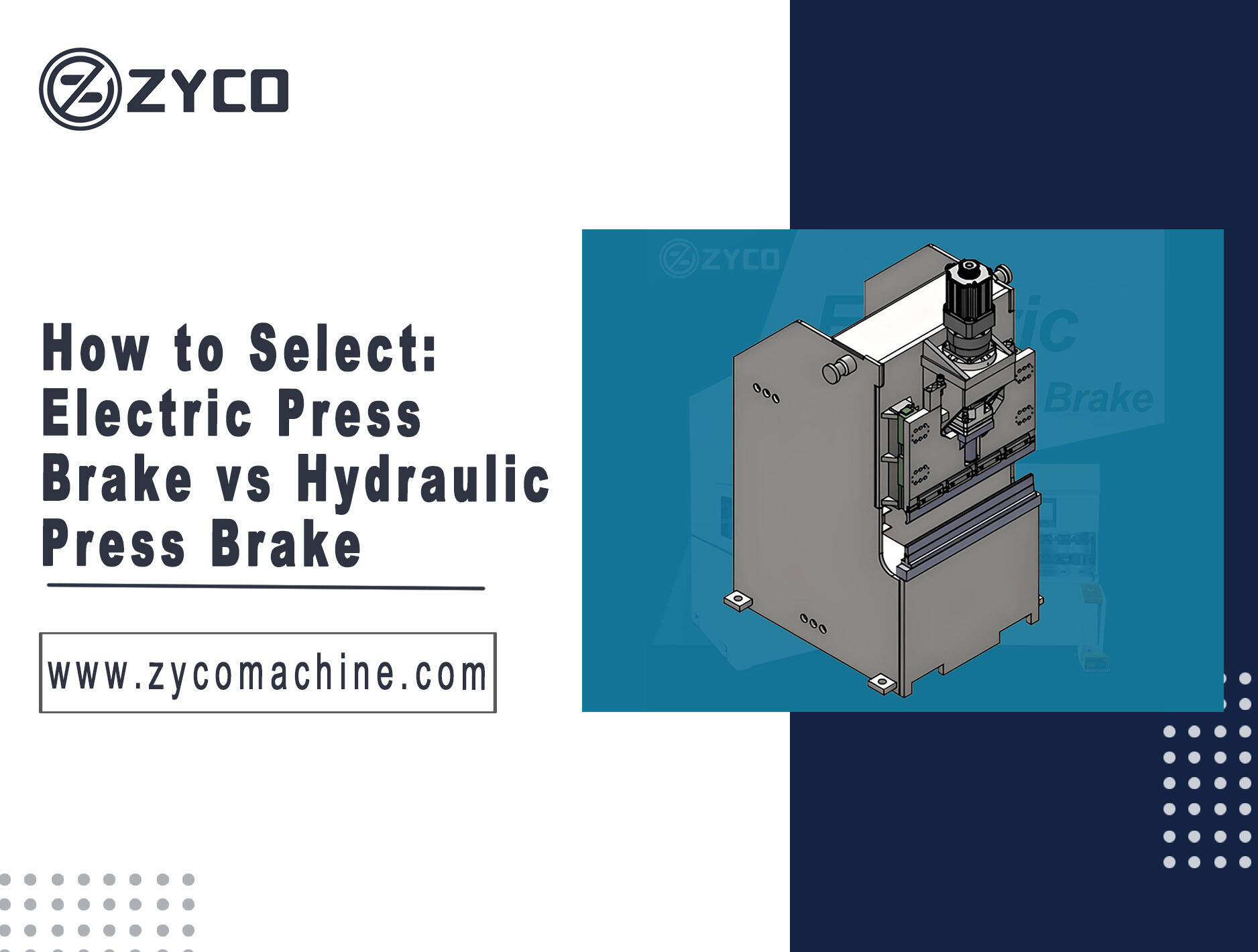 Auswahl: Elektrische Abkantpresse vs. hydraulische Abkantpresse