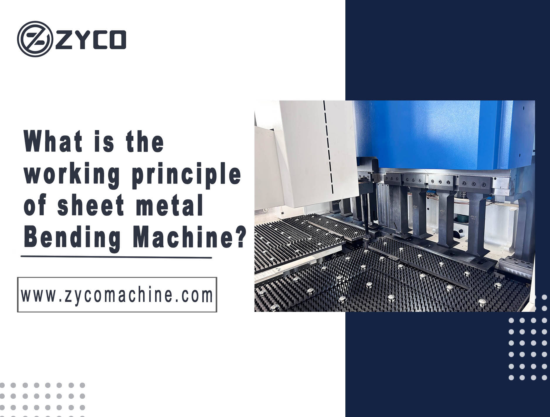 What is the working principle of sheet metal bending machine?