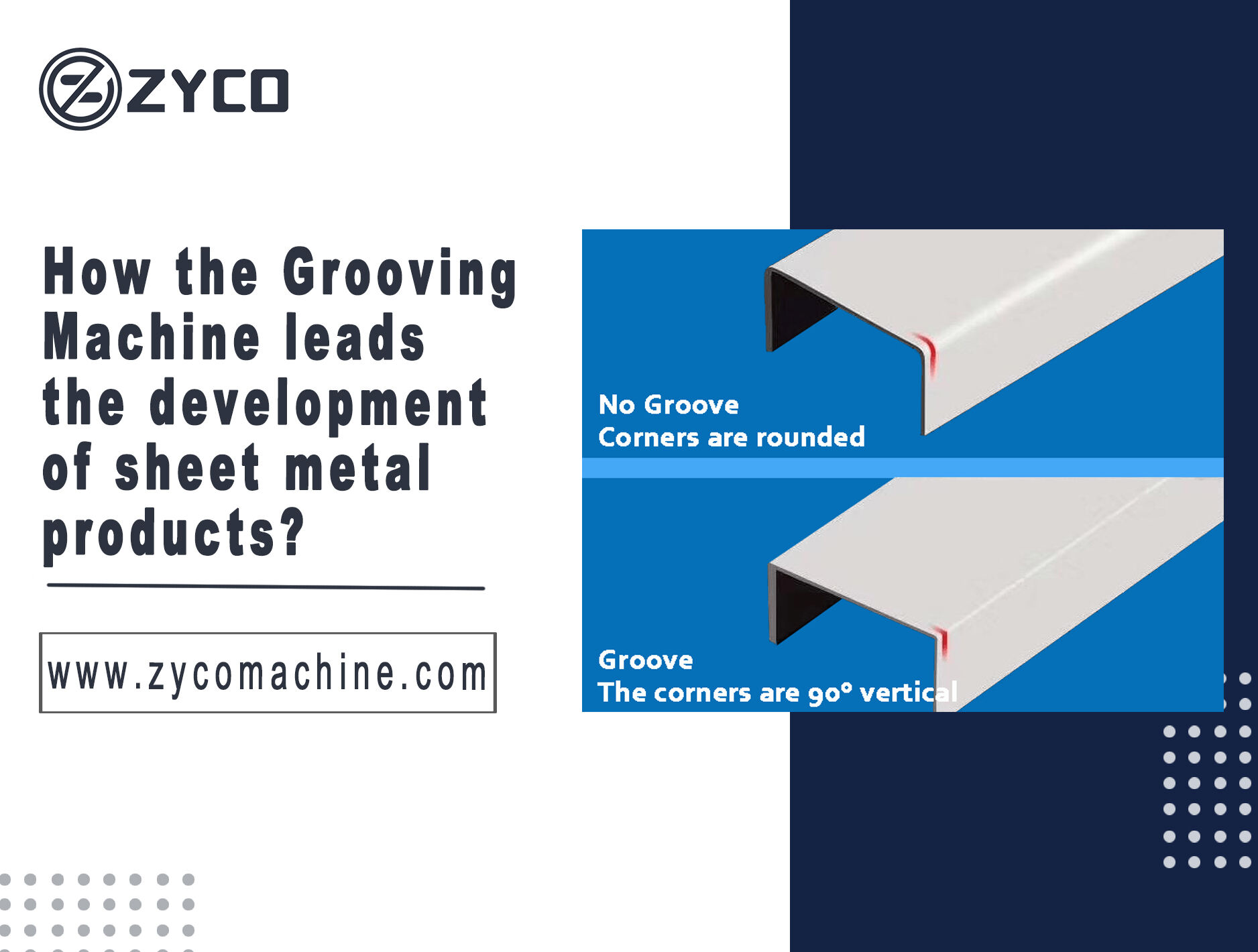 How the Grooving Machine leads the development of sheet metal products