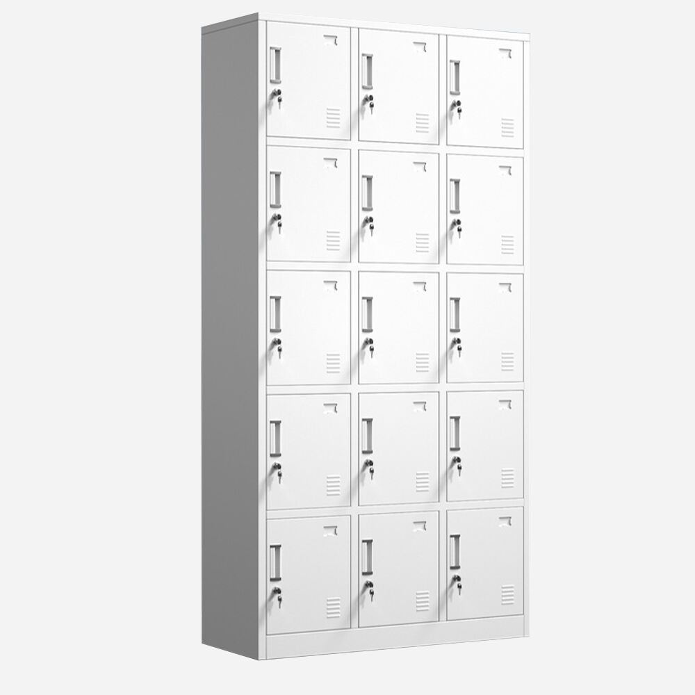 15-Door Metal Locker for High-Density Storage | Secure & Cost-Effective | Factory Support