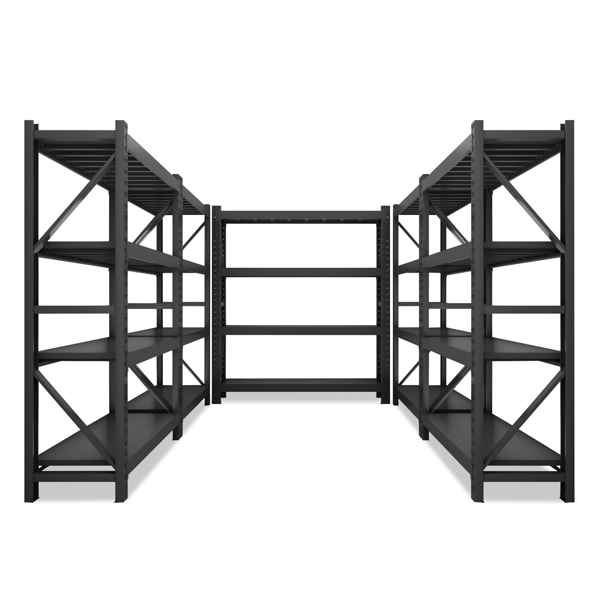 Suport de Oțel Industrial Pesat cu Scaune Ajustabile – Ideal pentru Garaj, Depozit sau Stocare Comercială