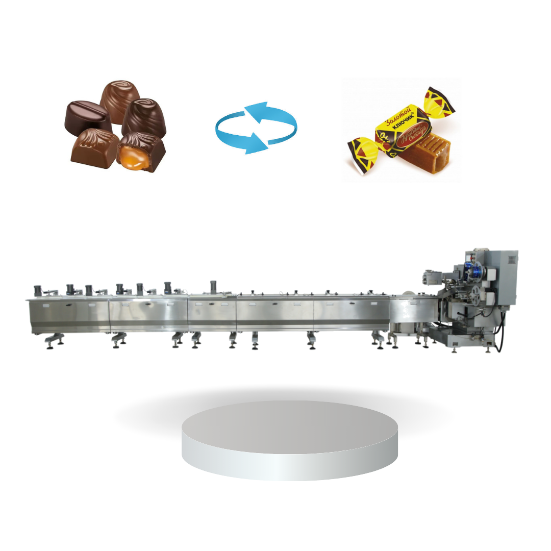 Candy Twist Wrapping Packing Machine Chocolate Double Twist Packing Wrapping Machine
