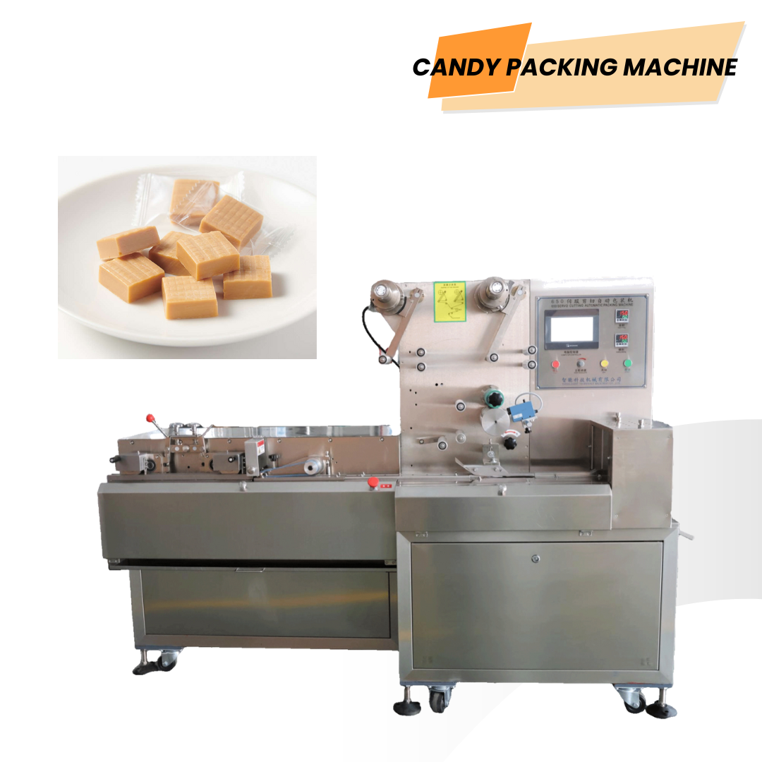  Horizontal Milk Candy Pillow Packing Machine with Cutting System