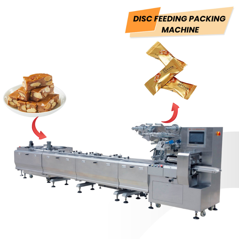 High Speed Automatic Pillow Packing Machine Machine for Toffee, Candy Bars