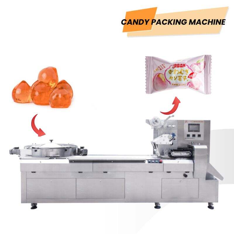 Hochgeschwindigkeits-Automatische Süßwaren-Verpackungsmaschine, Gummibärchen-Verpackungsmaschine, Gelee-Verpackungsmaschine