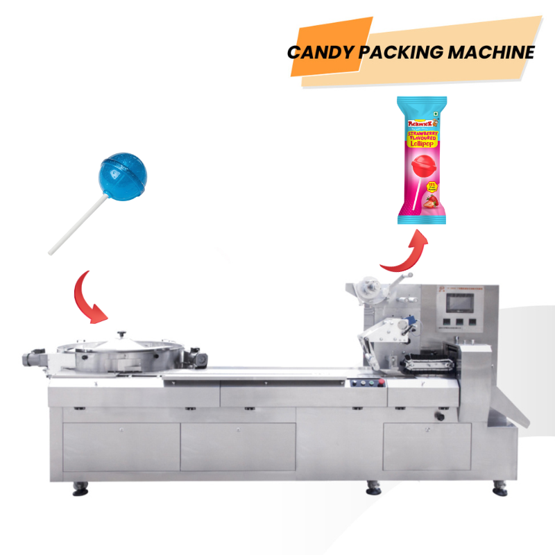 Macchina per l’avvolgimento di lecca-lecca sferici; macchina per il confezionamento e imballaggio di caramelle