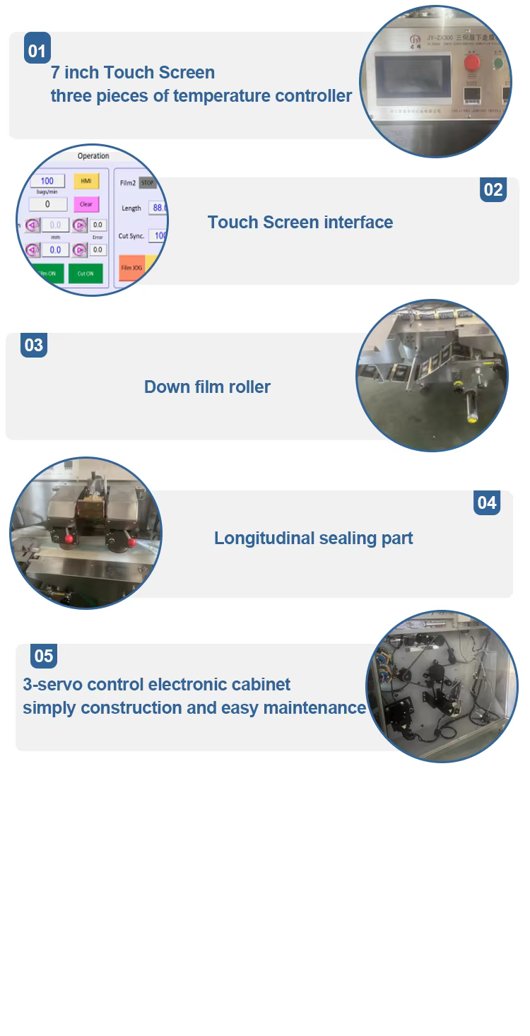 product multifunctional automatic horizontal candy food bread chocolate plastic bag flow pillow flowpack packing machine-9