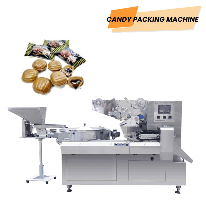 Macchina ad alta efficienza per la sigillatura di confezioni di caramelle in formato cuscino, macchina per il confezionamento