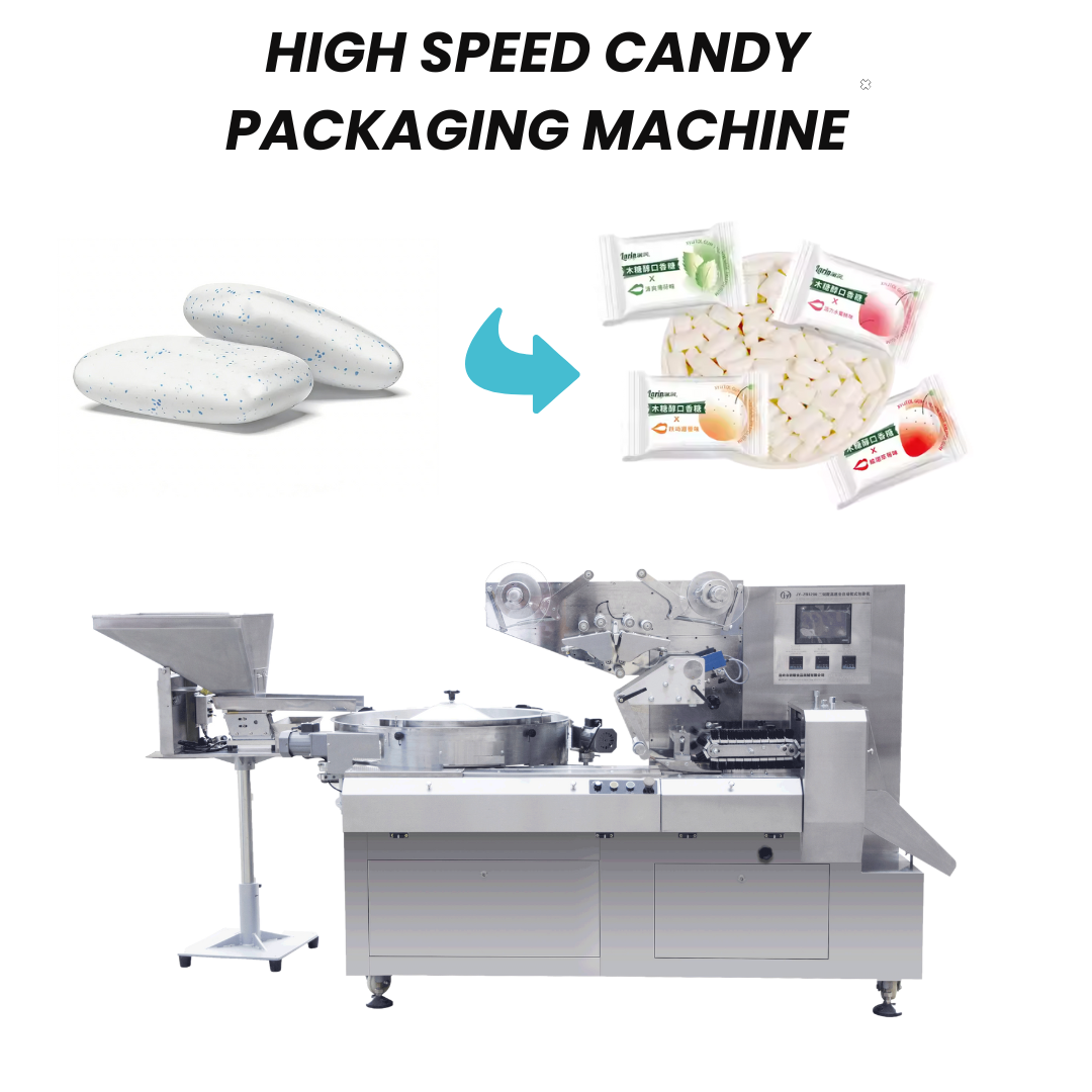 Hochgeschwindigkeits-Kaugummiverpackungsmaschine, weiche Kissenverpackungsmaschine mit Servoantrieb
