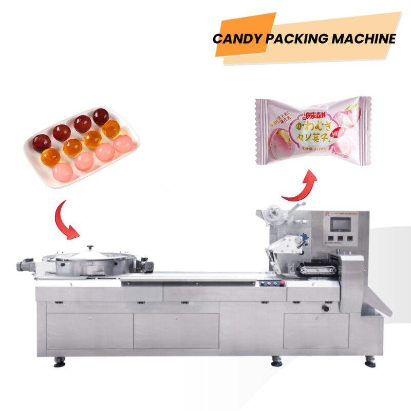 Automatische Bonbonverpackungsmaschine für Fruchtgummis