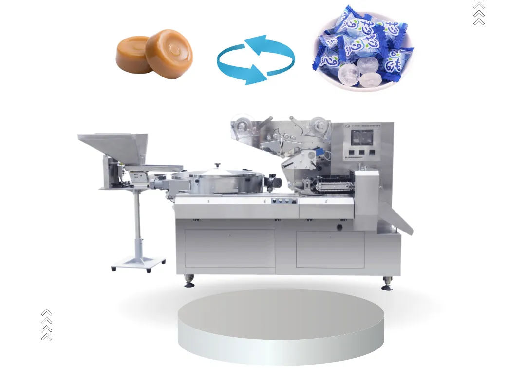 Macchina per l'incarto di caramelle morbide | Confezionamento automatizzato ad alta velocità per gommini, caramelle gommose e gelatine