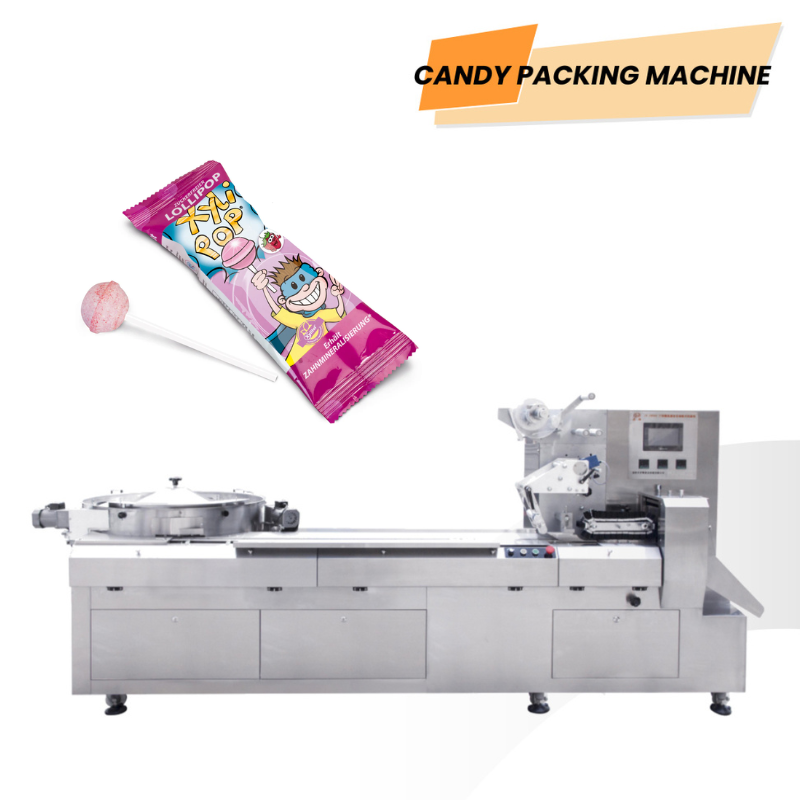 Macchina automatica per il confezionamento individuale di caramelle e lecca-lecca