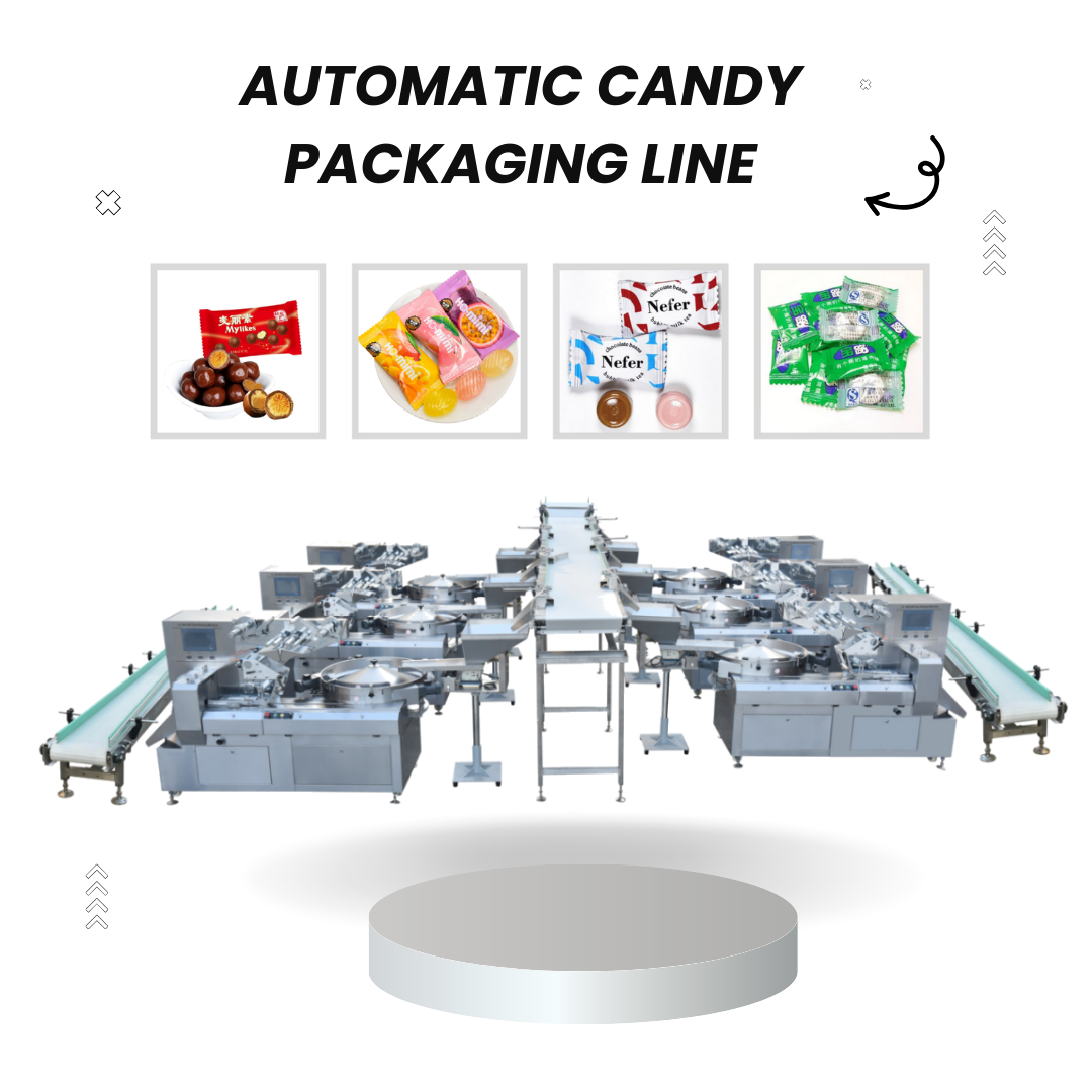 High Speed Automatic Candy Packing Machine Pillow Packaging Machine Horizontal Flow Wrapping Machine