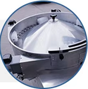 Super size of disc feeding plate