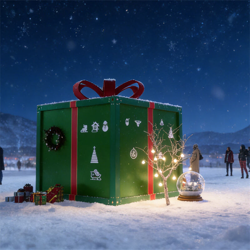 منزل حاويات جاهز طبعة عيد الميلاد الخاصة