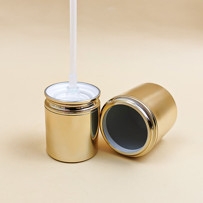 Goldverschluss Weißes Luxuskosmetikglasflaschen-Set HY-2439